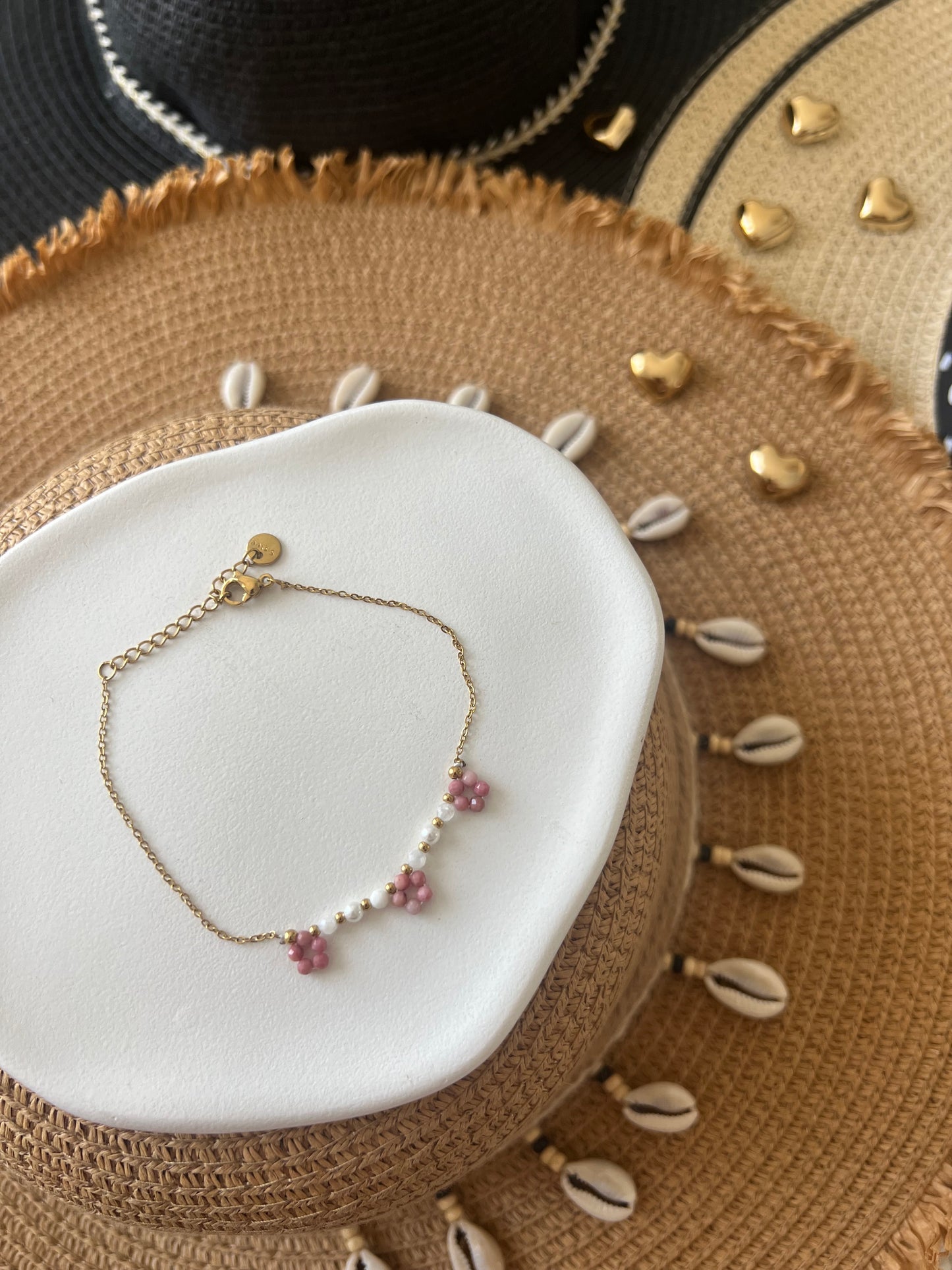 Bracelet Perle Fleurie 🌸