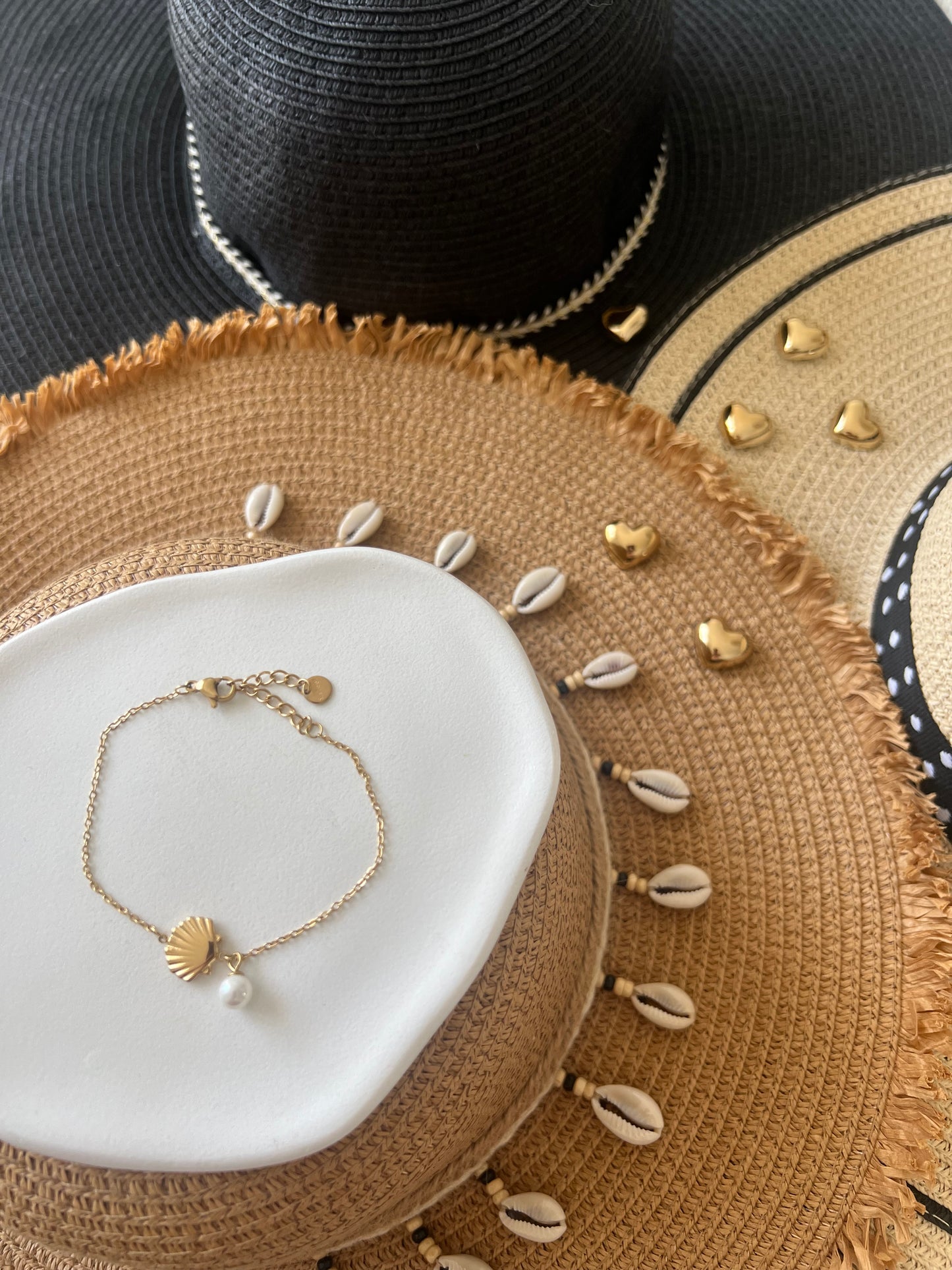 Bracelet Coquillage Doré 🐚✨